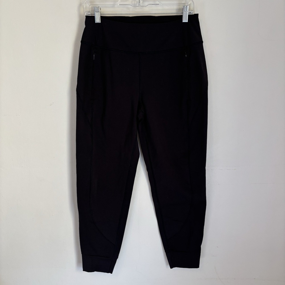 Athleta Rainier Jogger Black Black Small Petite Workout High‎ Rise 27"